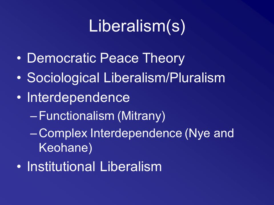 Neoclassical liberal democratic theory and the